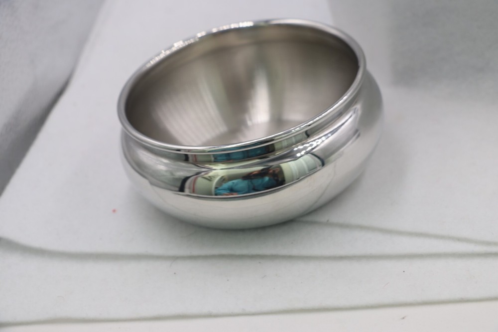 Danforth Shirley Polished Silver Wine Bottle Coaster Gift ~ Great Condition