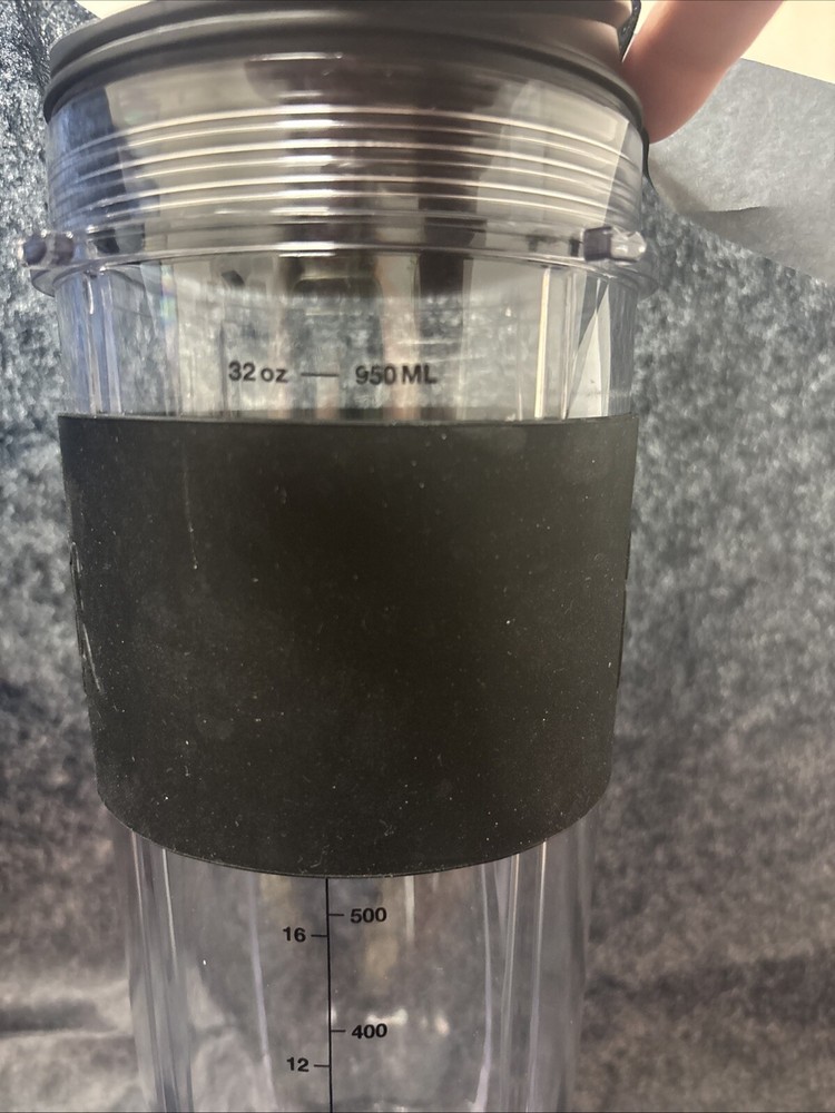 32oz Replacement Nutri Ninja Cup with Sip & Seal Lid EUC