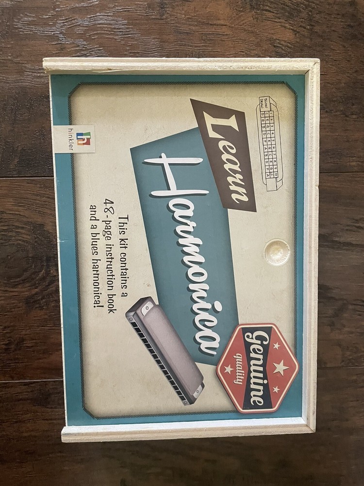 Learn Harmonica (Wooden Kit) - Hinkler