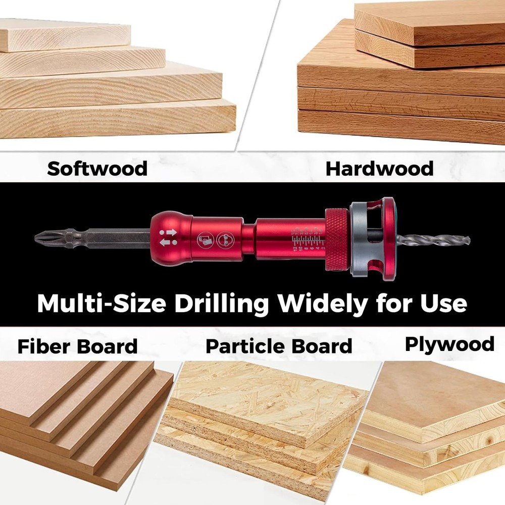 MDBTTOOLS HSS Countersink Drill Bit Set 8PCS - 82 -PRO