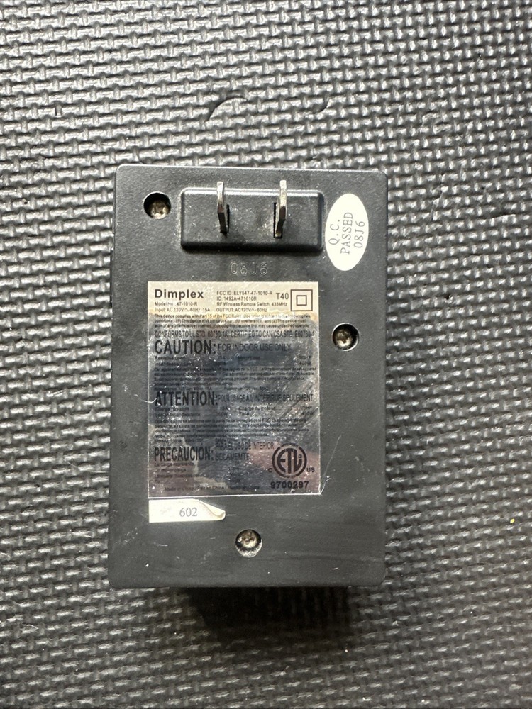 Genuine Dimplex Electraflame Symphony Acumen Remote - EF3003, SF3003 & DF3003