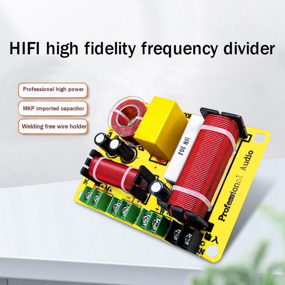 3 Way Frequency Divider Treble+Midrange+ HiFi Crossov Audio Frequency7469