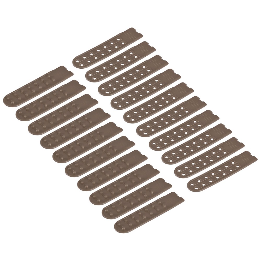 10 Pairs Snapback Strap Cover Double Row 14 Holes Plastic Adjustable Hat Snap