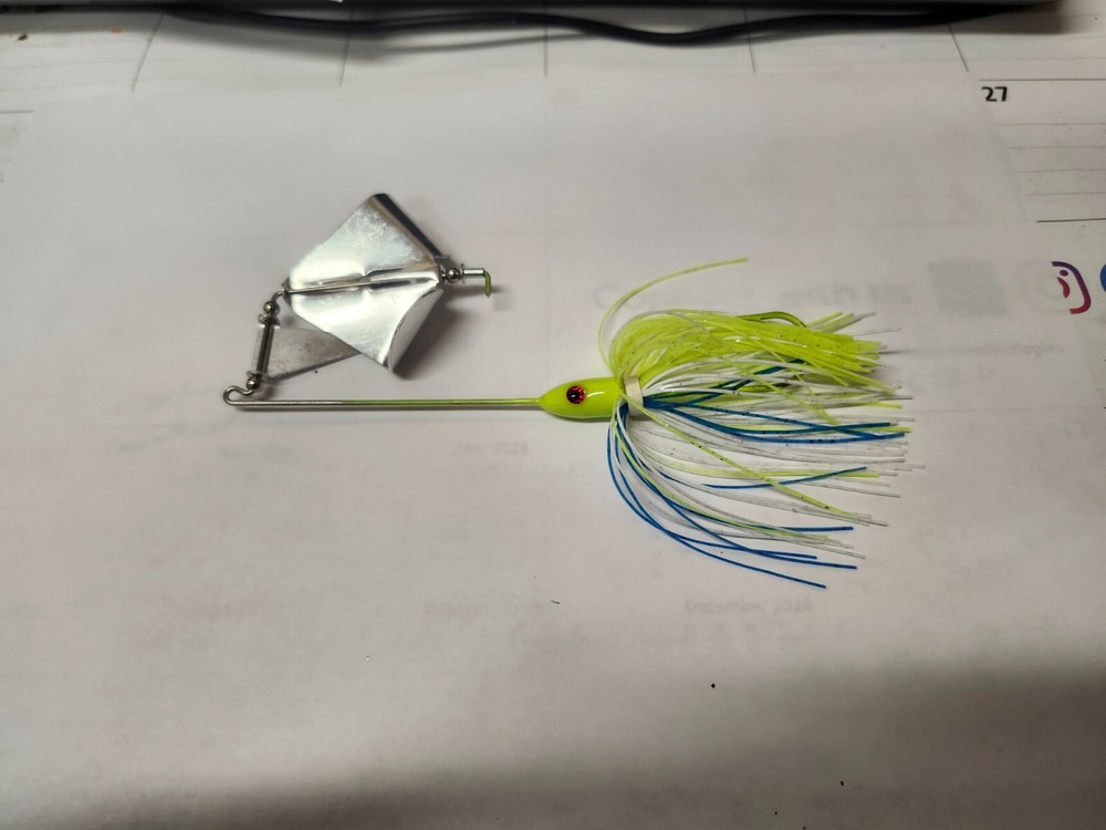 Custom Buzzbait w/ Clacker- Multiple Colors & Head Sizes & Blade Color