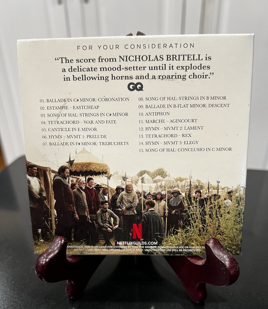 THE KING 2019 NETFLIX FYC SCORE CD Nicholas Britell