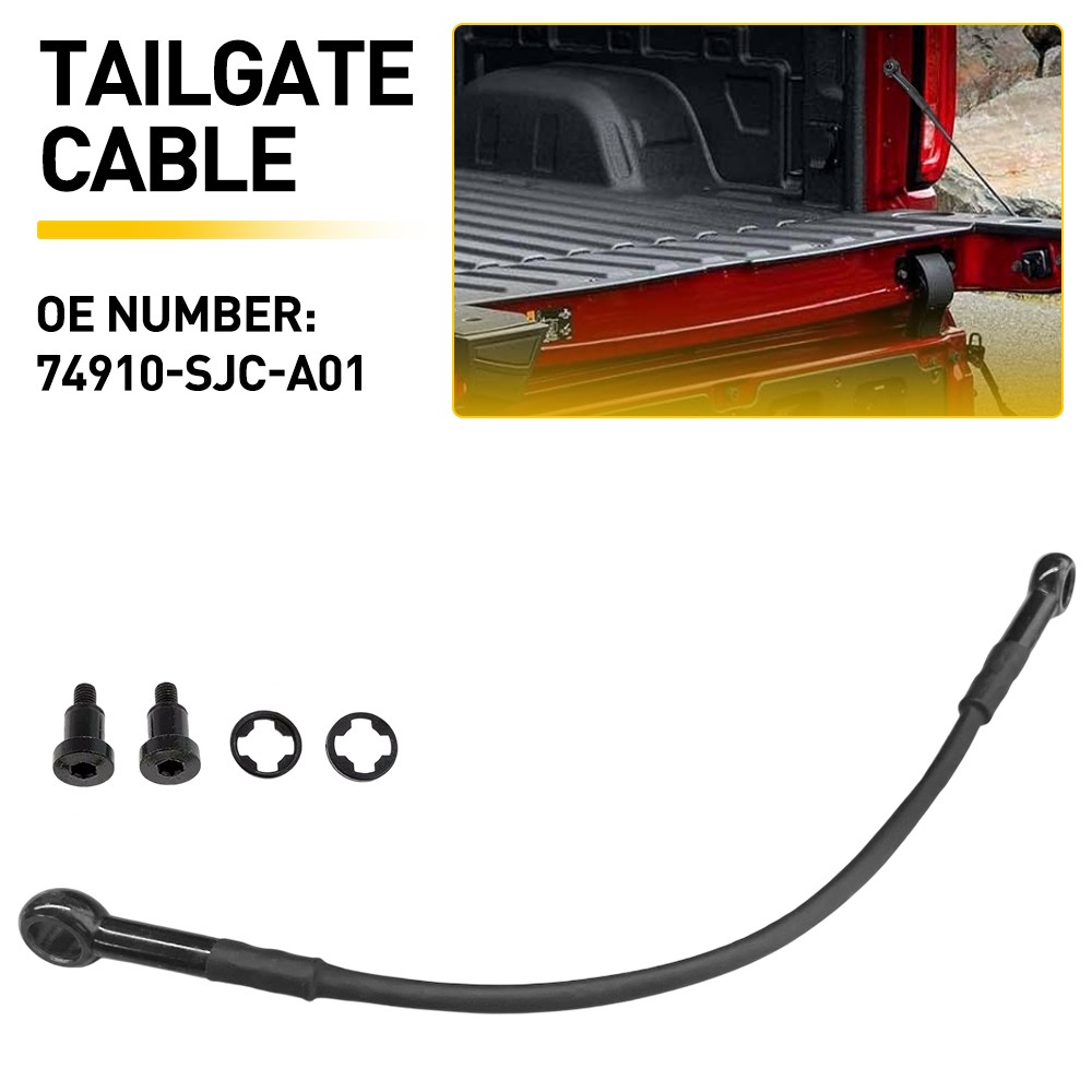 Rear Tailgate For Cable Honda 2006-2014 Ridgeline Driver/Passenger 74910SJCA01