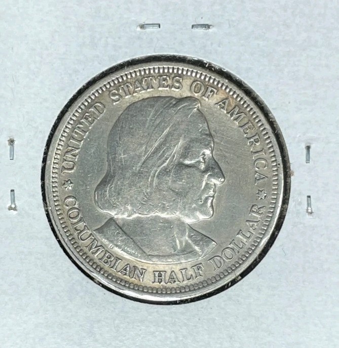 1893 COMMEMORATIVE SILVER HALF DOLLAR ~NICE OLD COIN~