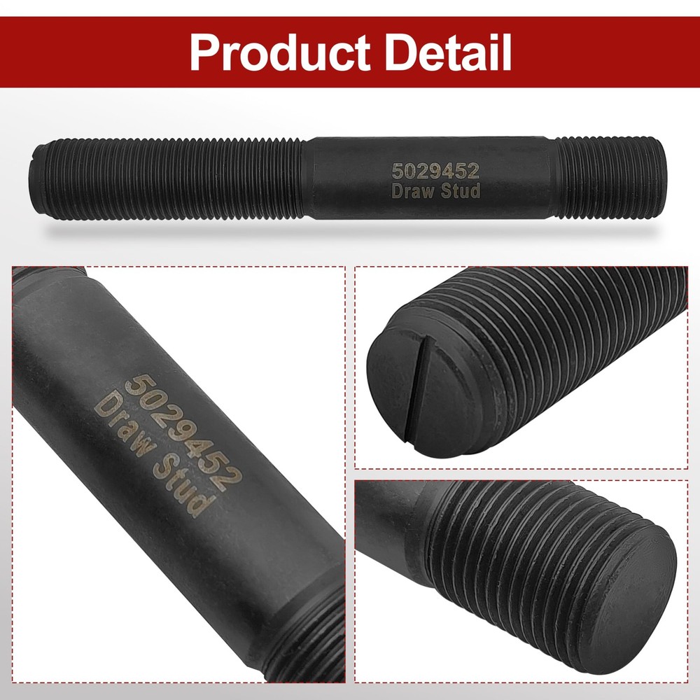 29452 Knockout Draw Stud, Knockout Punch Kit Compatible with Greenlee Hydraul...