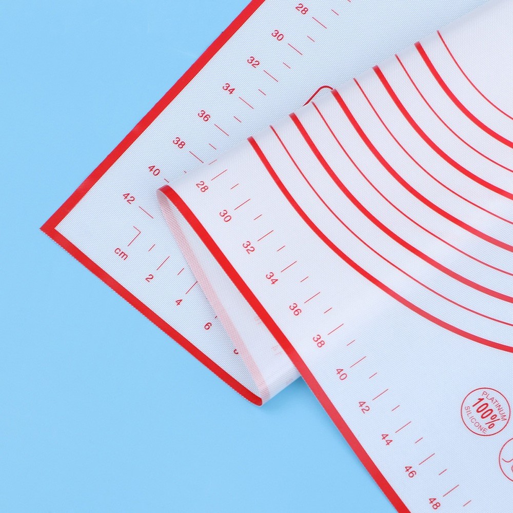 Silicone Dough Rolling Mat Kitchen with Measurements Baking Mats