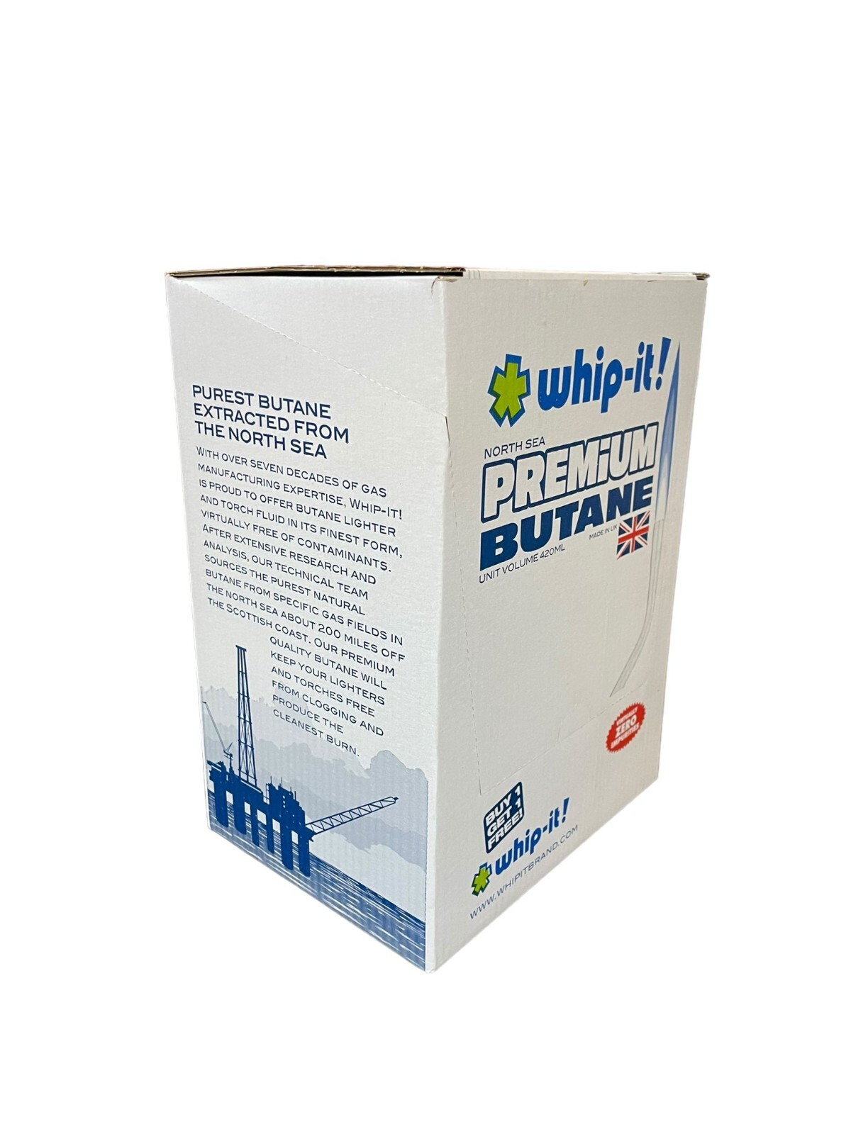 Lot of 2 Whip-it! Premium Butane Zero Impurities 420ML 12 Can Each (24 Cans)