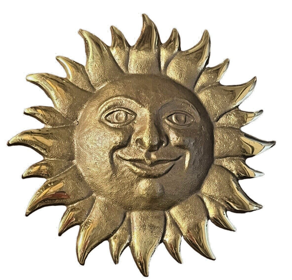 Michael Healy Brass Sunface Door Knocker