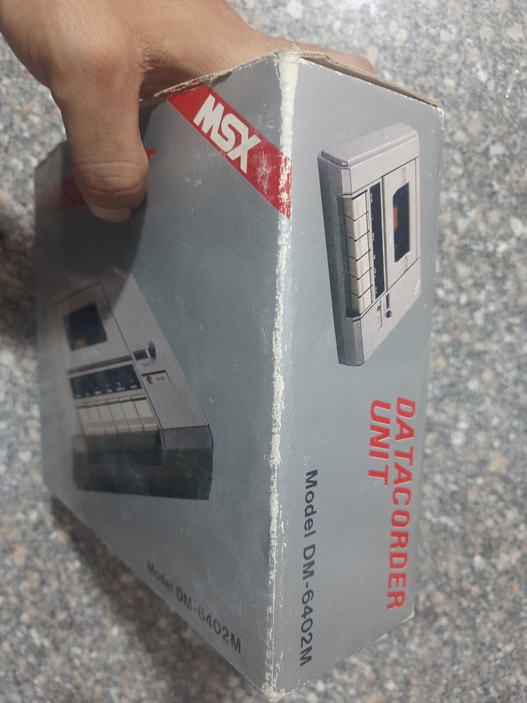 Vintage MSX Computer Datacorder Model: DM-6402M ( BOXED )