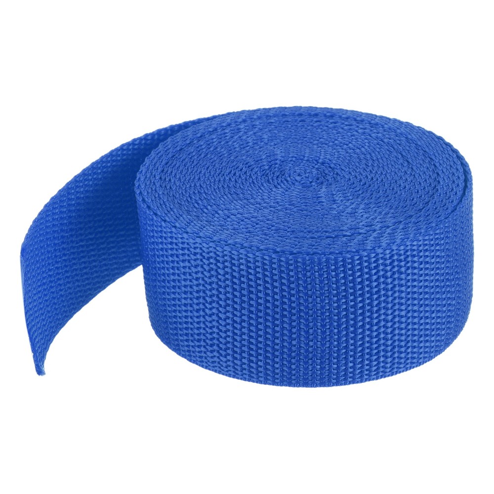 Lightweight Polypropylene Webbing Strap 3.8cm 5 Yard Blue