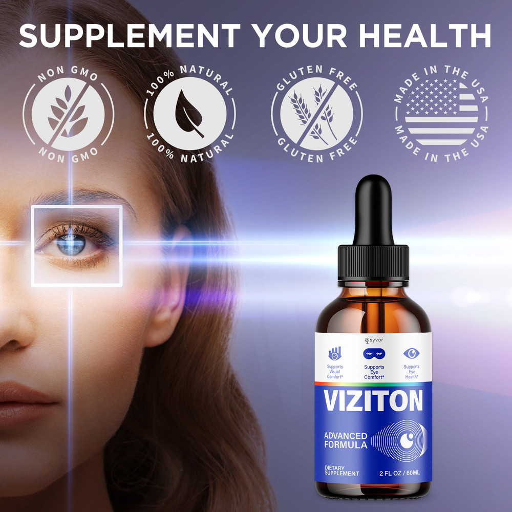 (1 Pack) Viziton Drops Enhance Vision, Support Healthy Eye Function 30 Servings