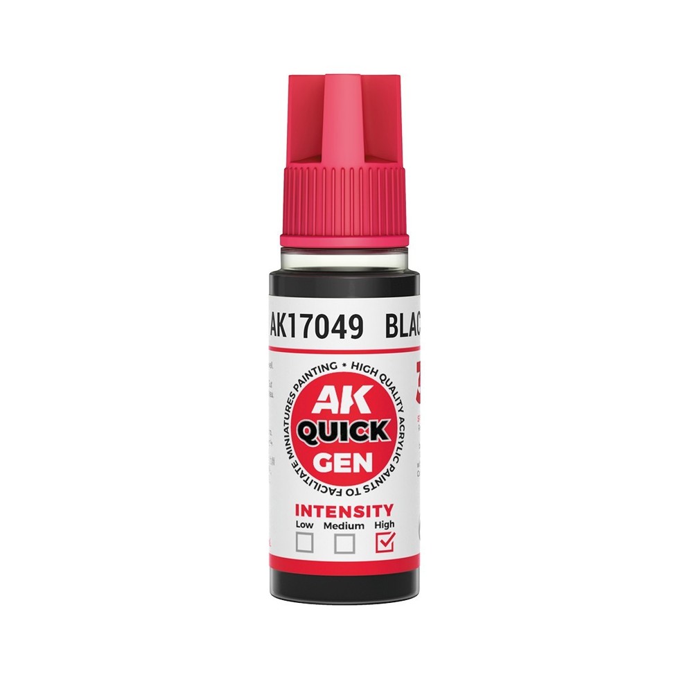 AK Interactive German Uniforms QUICK GEN Acrylic Paint for Figures Set 18ml 3x