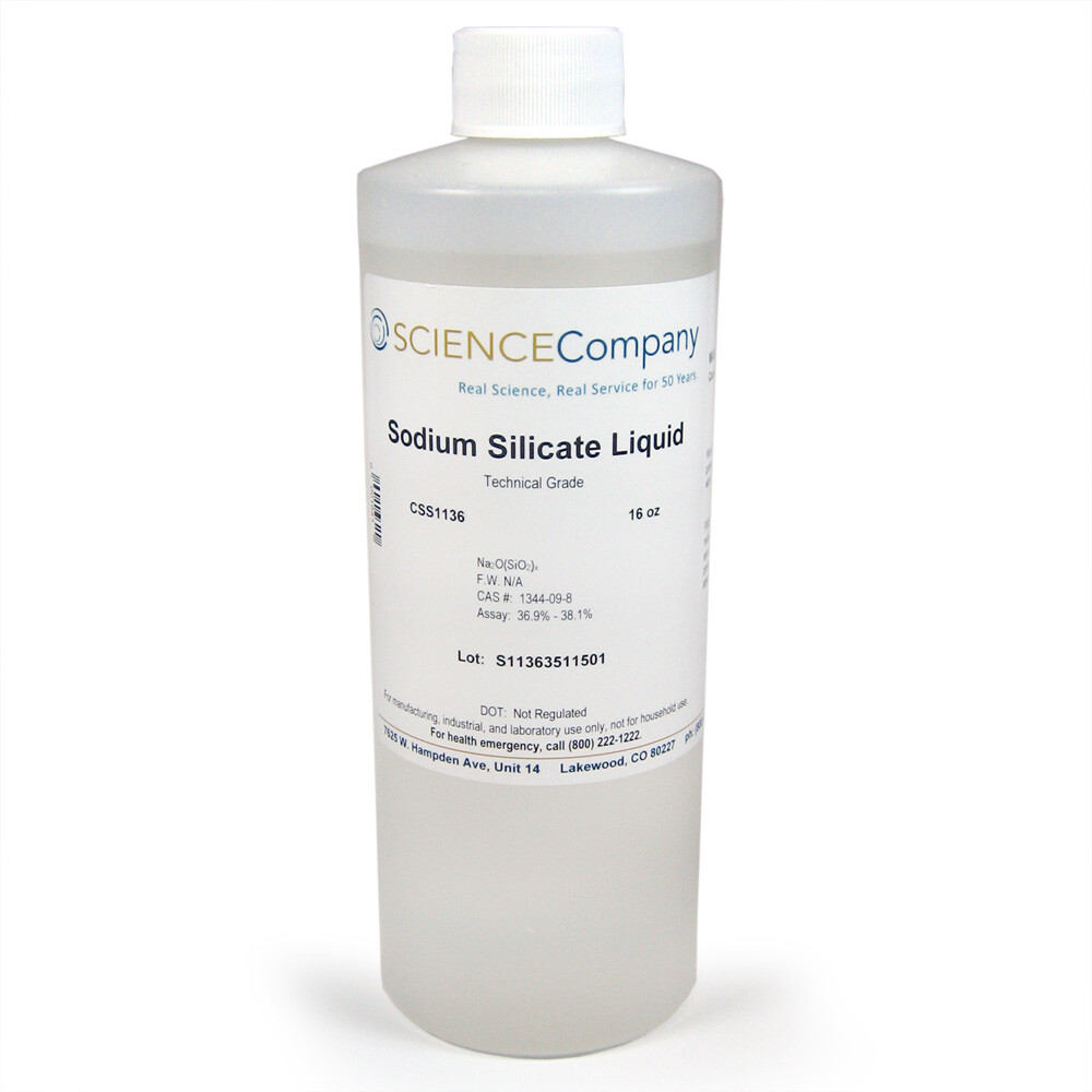 Sodium Silicate Solution, 16oz, water glass