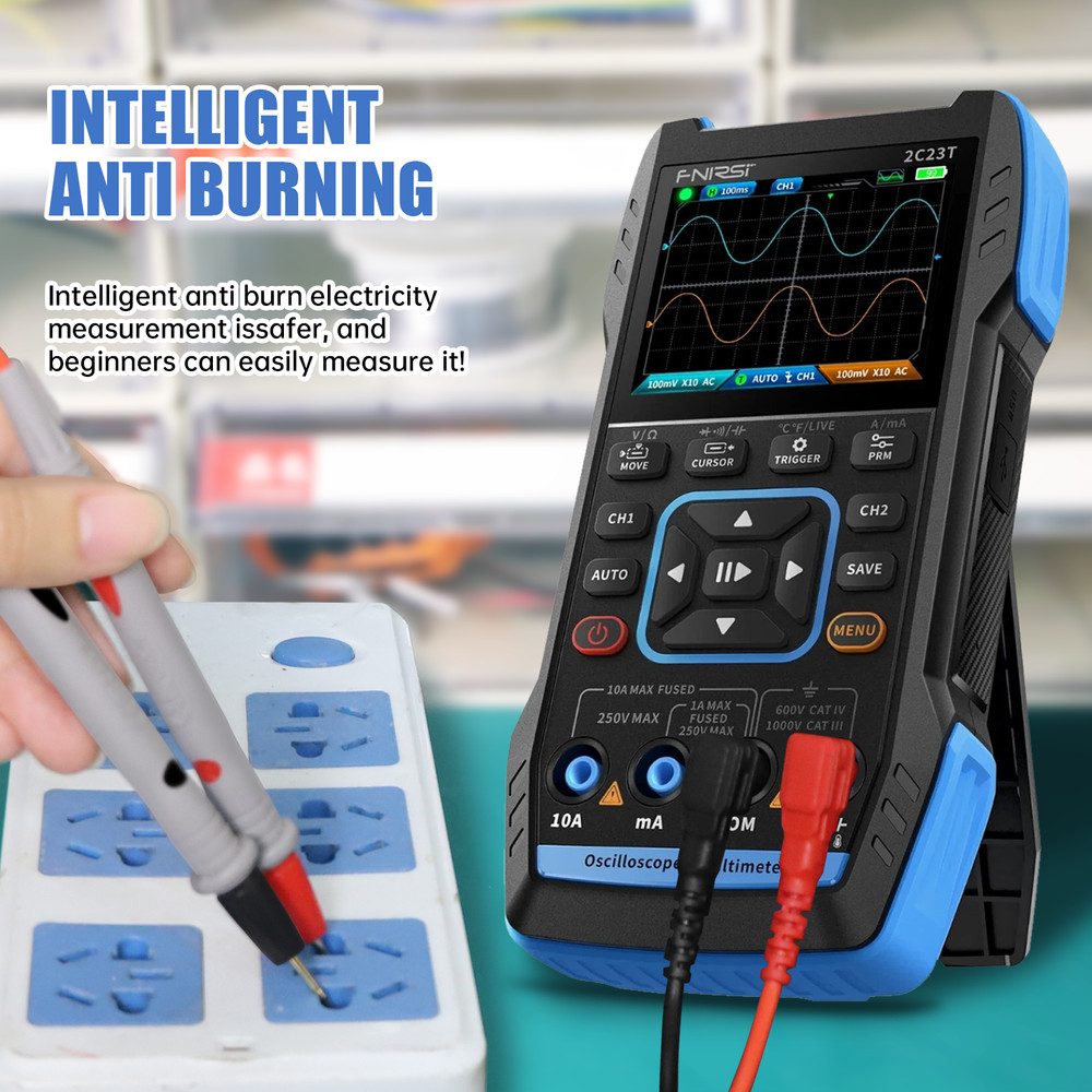 3IN1 Handheld Oscilloscope Digital Display Multimeter Function Signal Generator