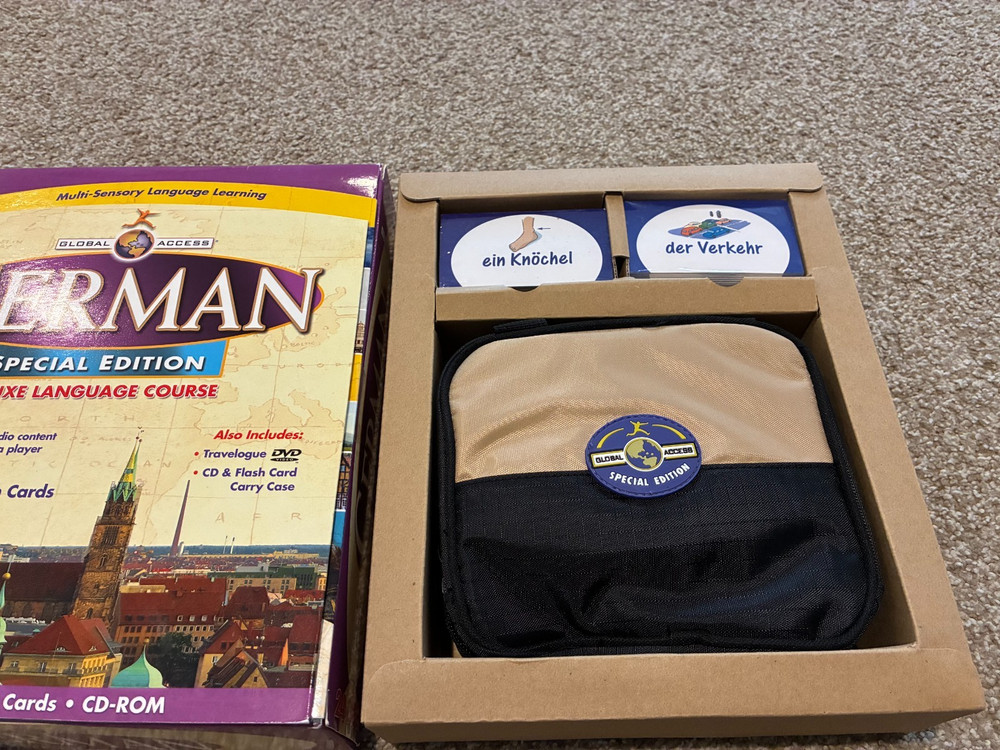 Learn German Language - Instant Immersion Lab & Global Access - 2 RARE CD Sets!