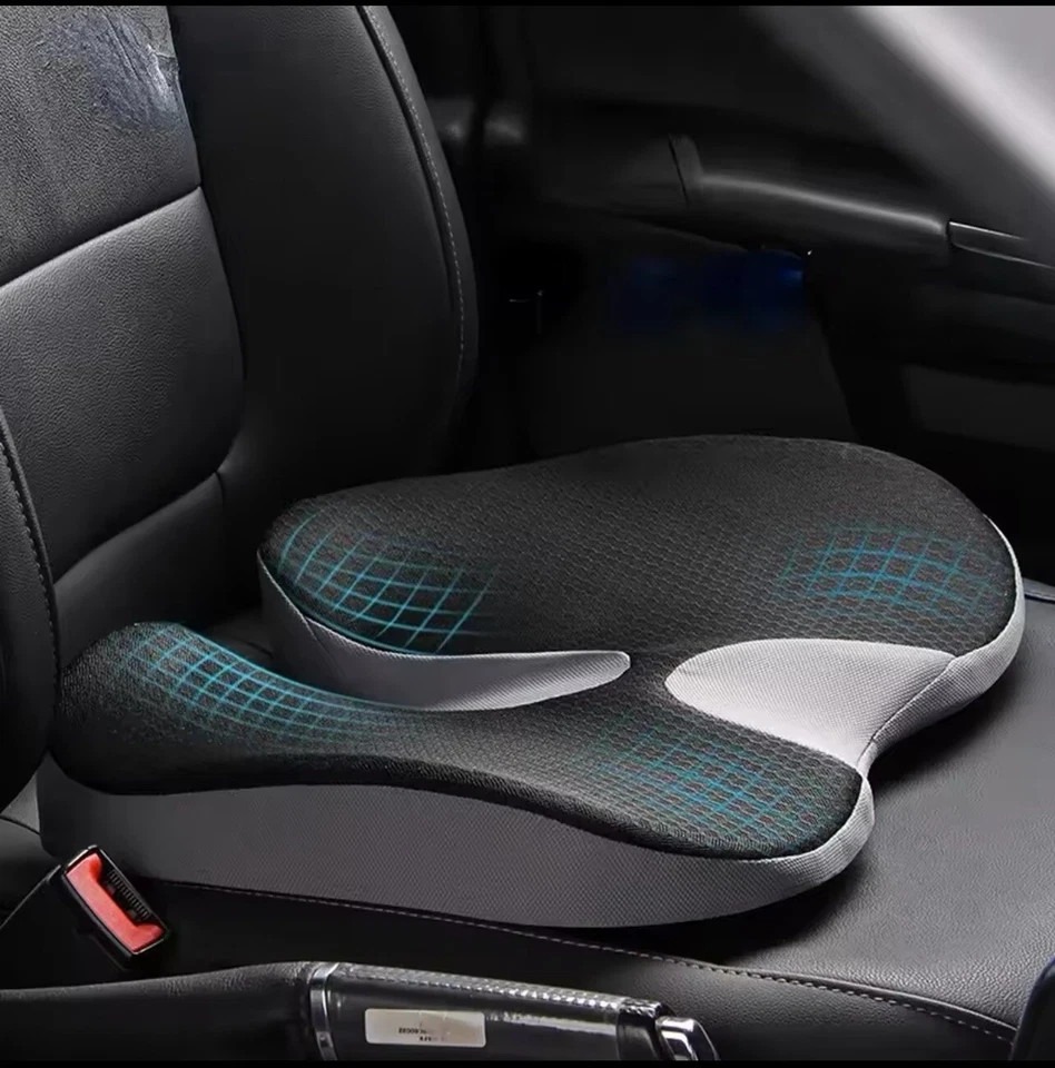 Memory Foam Prostate Cushion Tailbone Sciatica Back Pain Relief Comfy Car Seat