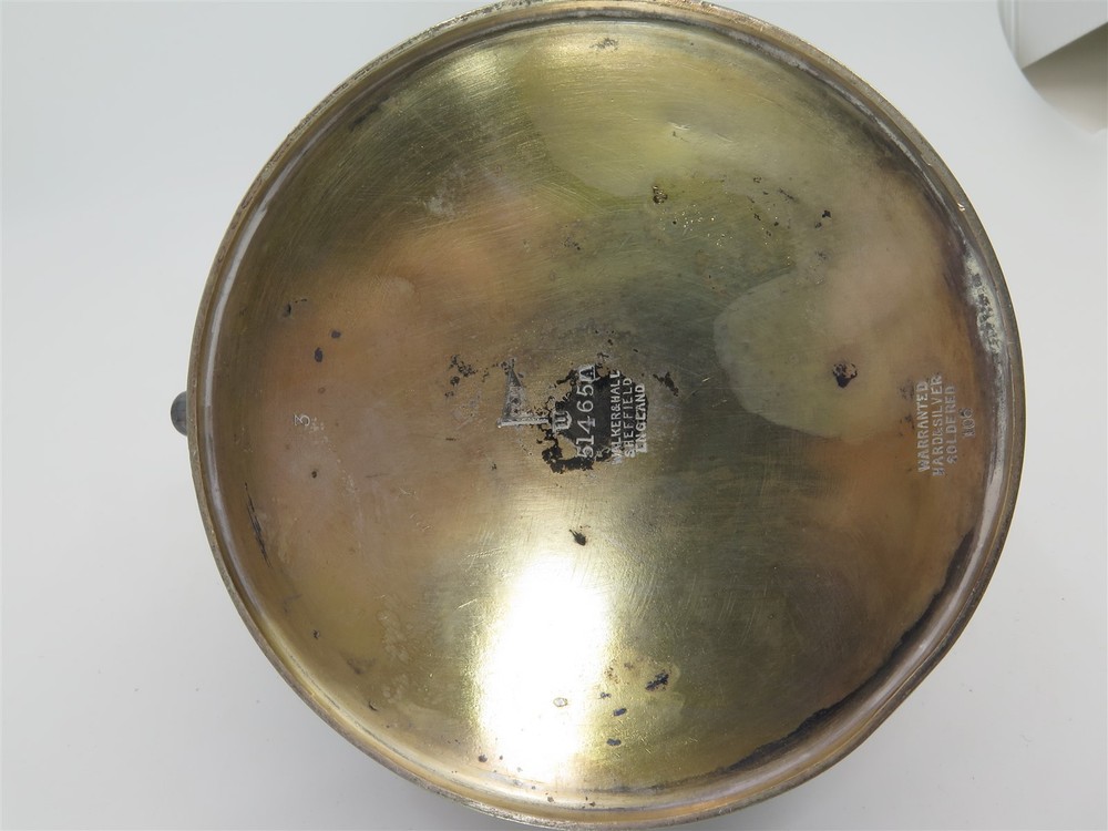 Vintage Walker & Hall Silverplate Teapot Kettle in Post-War Style