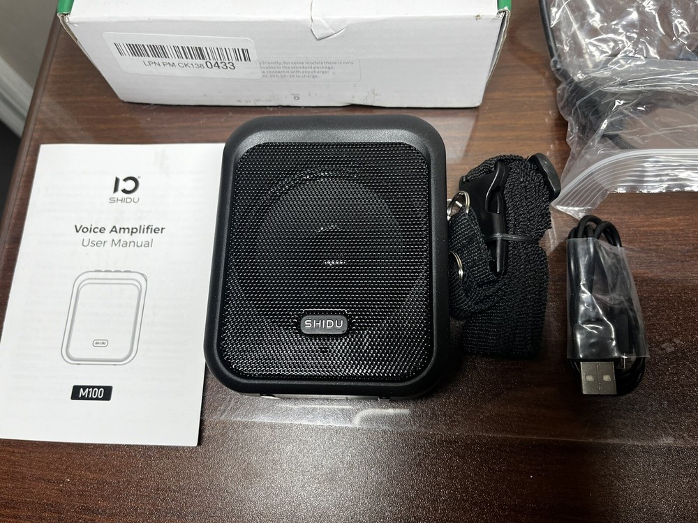 Shidu M100 SD-M100 Black Wireless Bluetooth Original Voice Amplifier