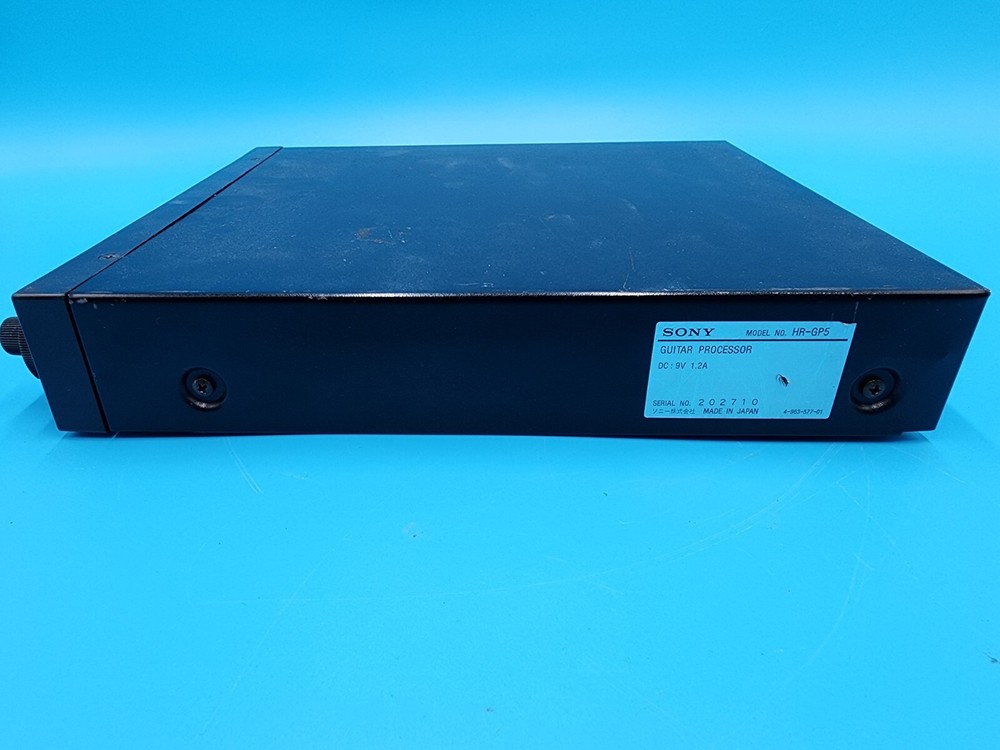 90s Sony HR-GP5 Guitar Multi Effect Instrument Processor Half Rack DPS Bass