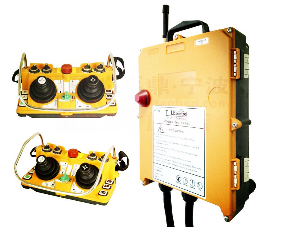 Transmitter+1Receiver Industrial Remote Control Wireless Joystick Crane AC/DC12V