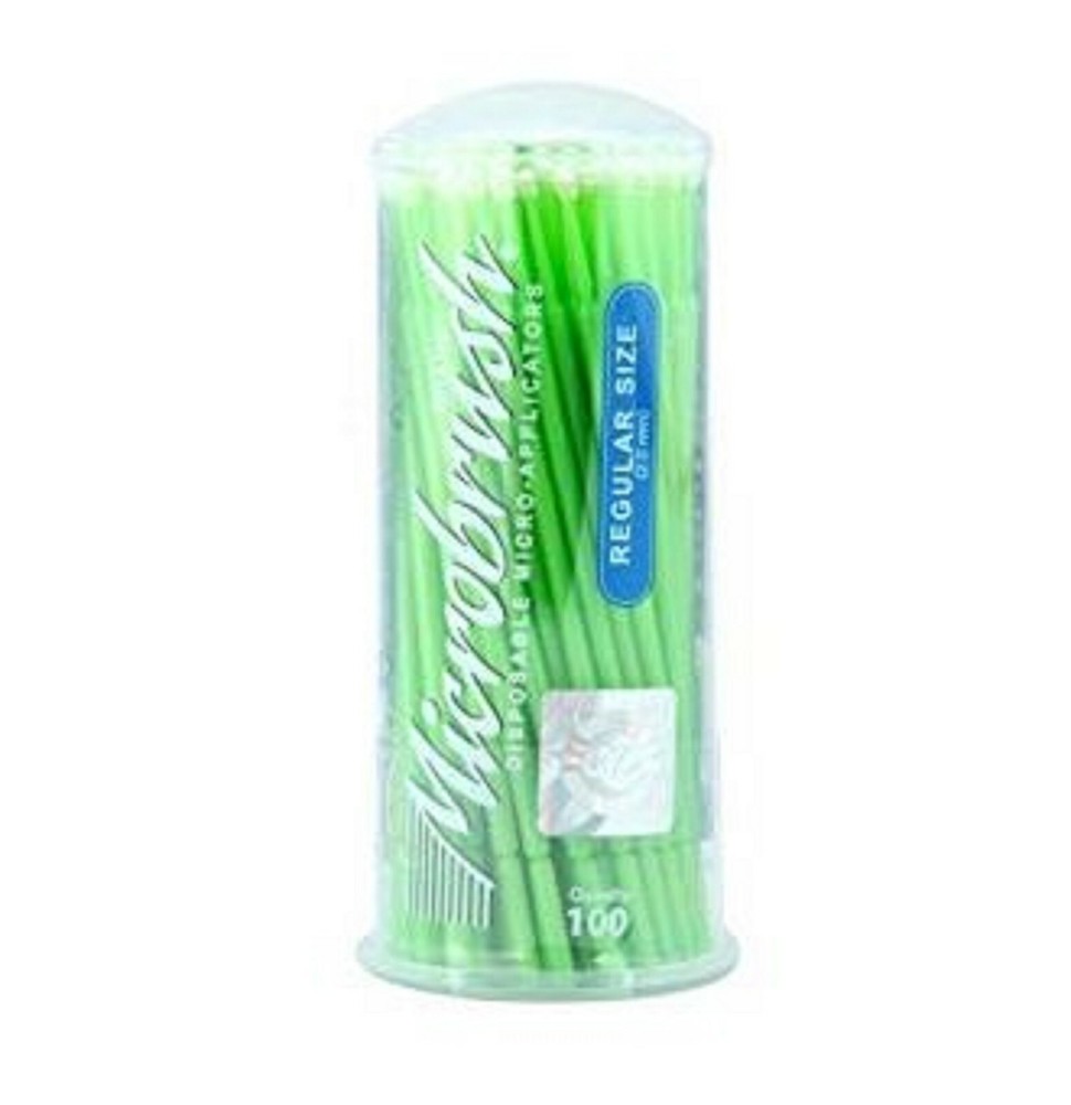 Microbrush Microbrush Applicators Regular Green 100/Pk MRG100