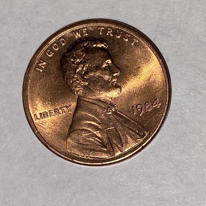 VF Memorial 1984-Error “D” Mint Mark Is Stuck Below “8” Double Hear DD-D Numbers