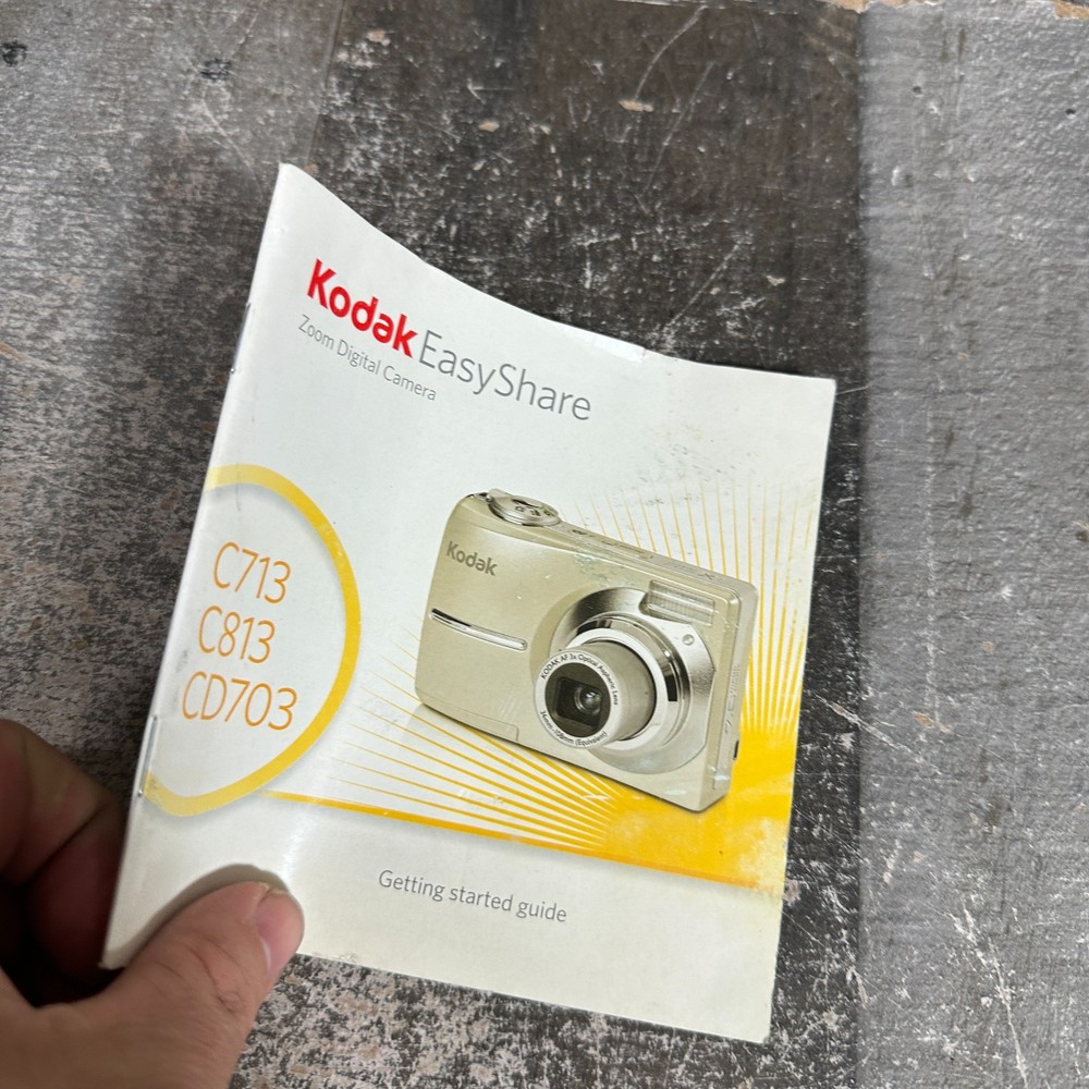 Kodak EasyShare C713 C813 Getting Started Guide
