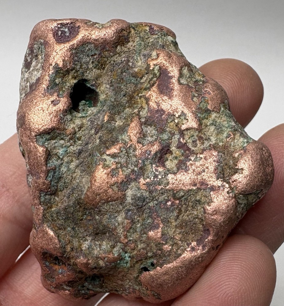 Pure Native Upper Michigan Float Copper Mineral Specimen Keweenaw Peninsula