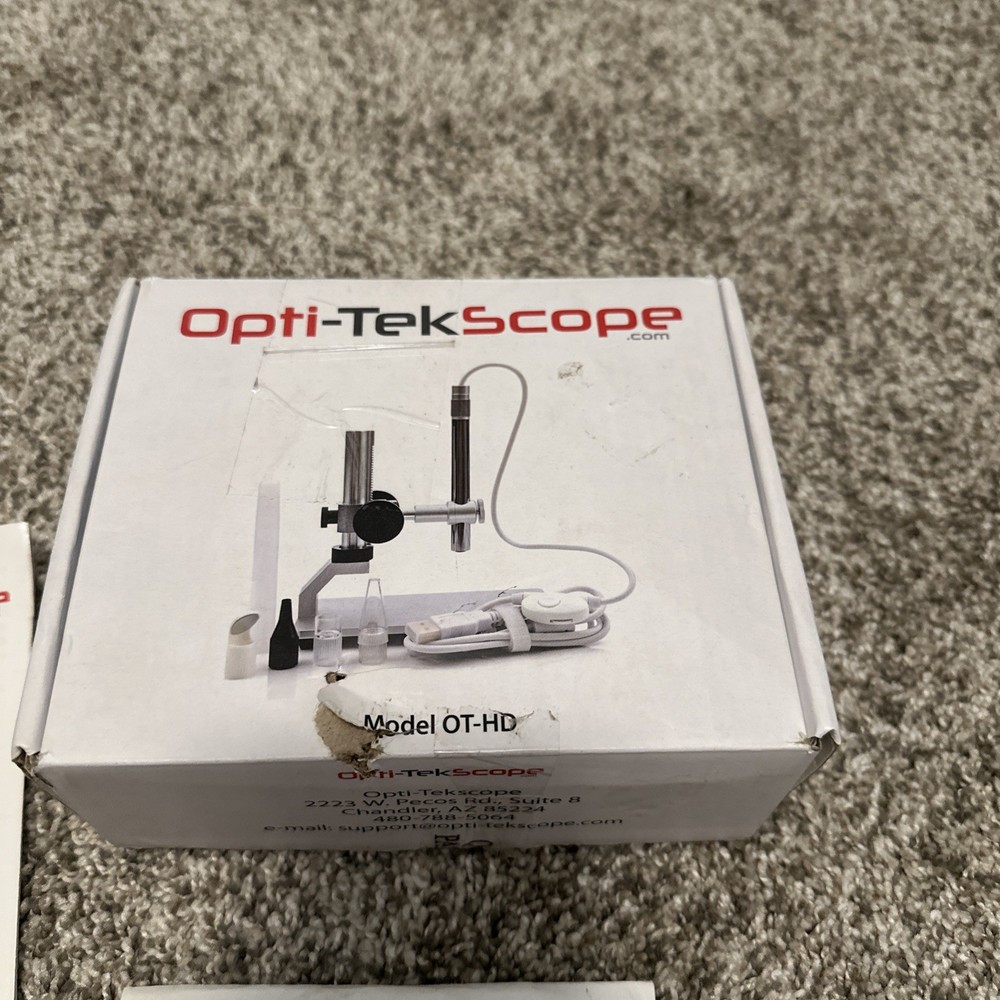 Opti-Tek Scope Digital USB Microscope Camera OT-HD Advanced CMOS Sensor