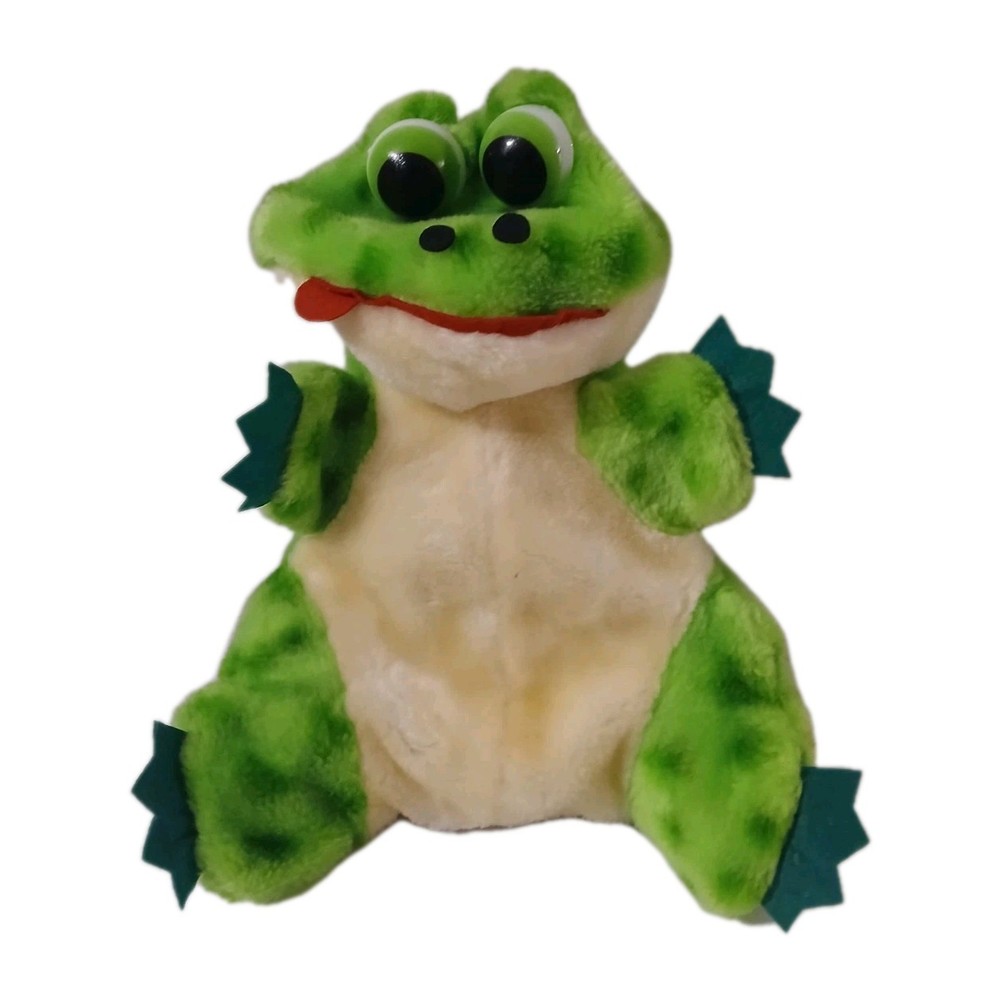 american wego plush Frog Puppet 1982 Sound Doesn't Work