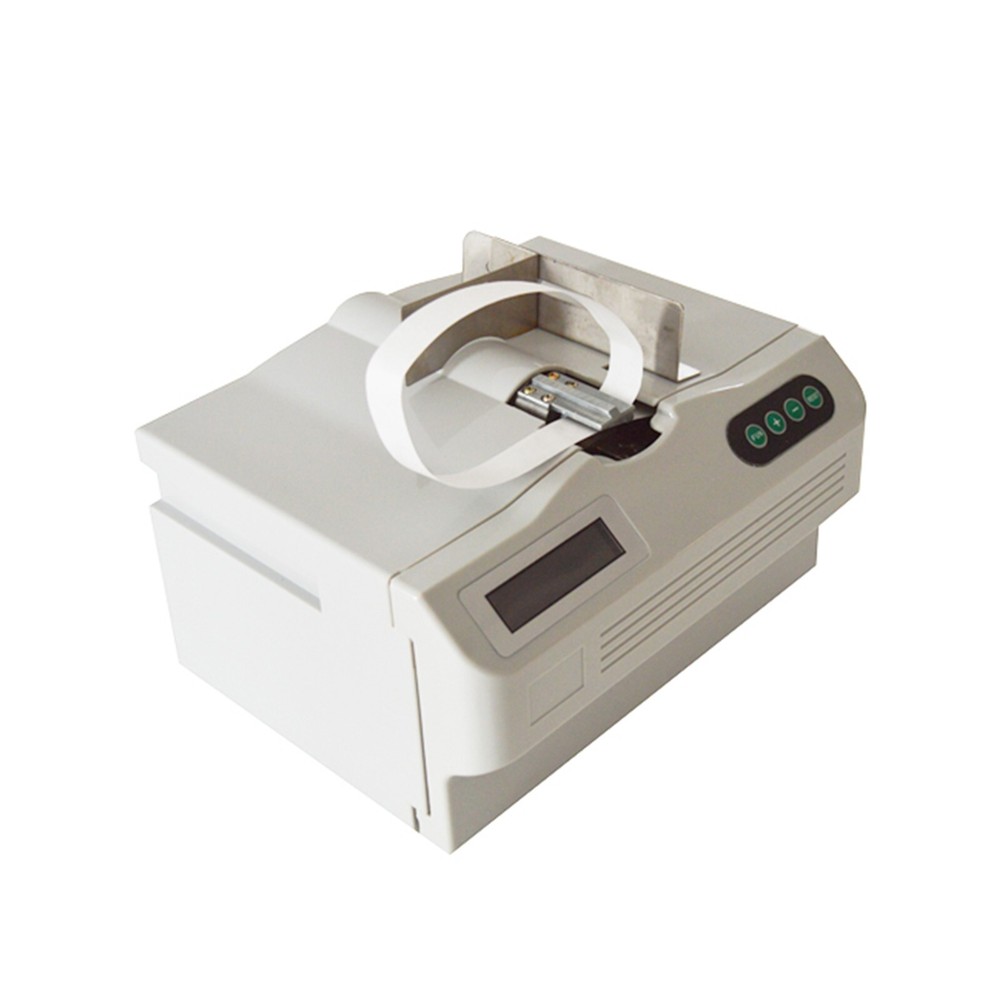 Automatic Banknote Baling Strapping Machine Cross Binding Bill Pack Tool 110V