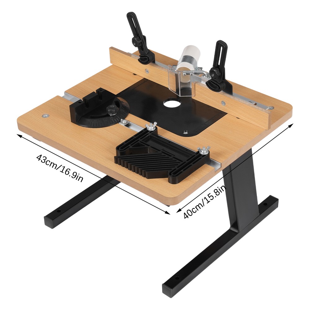 MDF Tabletop Router Table Rectangle Woodworking Router Table 200kg/440.92lbs