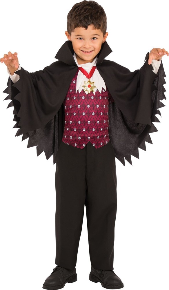 Child Little Vampire Dracula Costume Medium