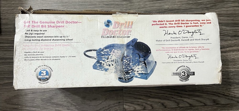 Drill Doctor 350X Electric Drill Bit Sharpener Bit Sharpening Tool New Open Box