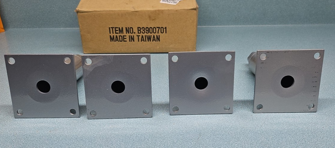 Pitco B3900701 3 1/4” Plate 6" Deep Fryer Legs Set of 4