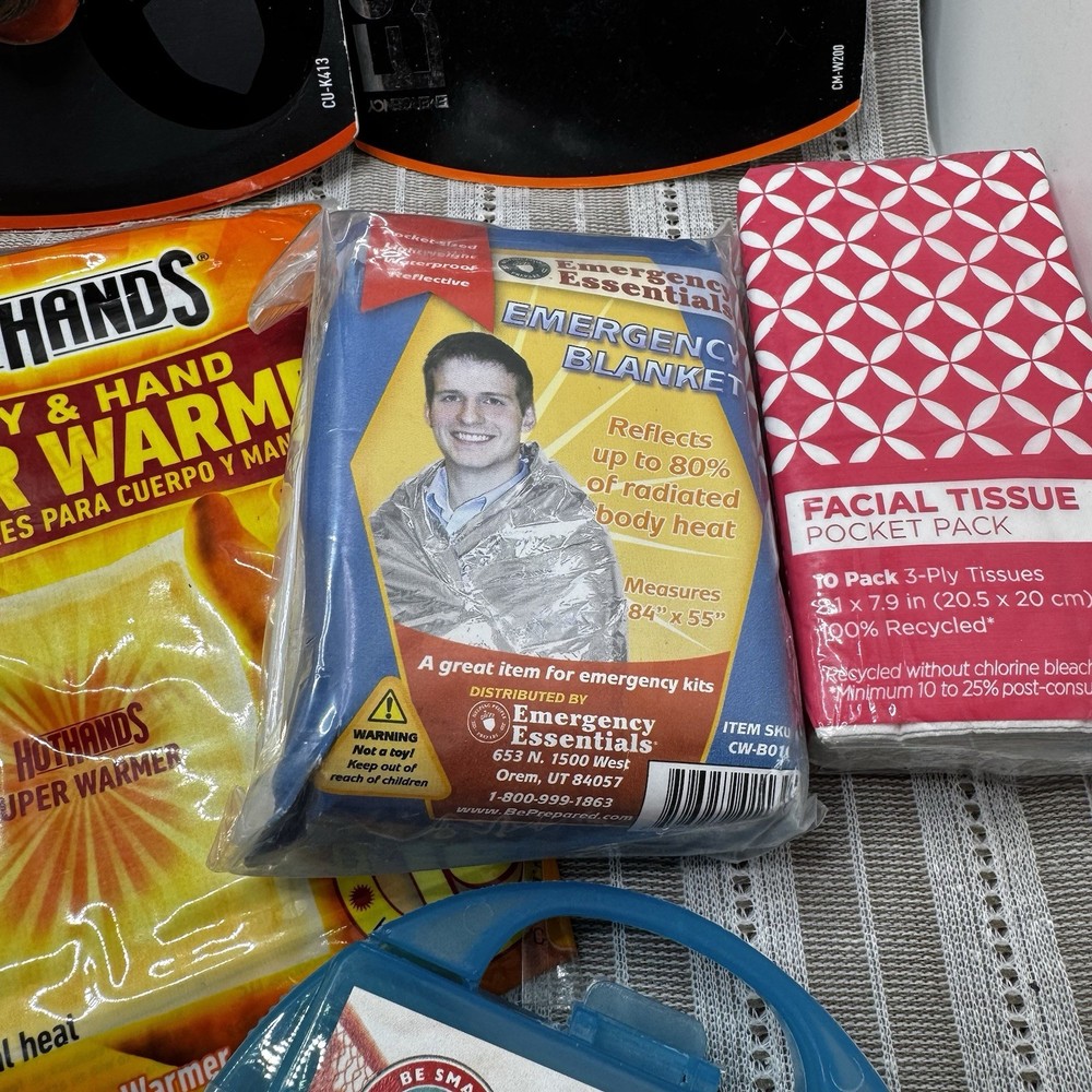 Emergency Essential Survival Kit Backpack First Aid Gear Tools And More