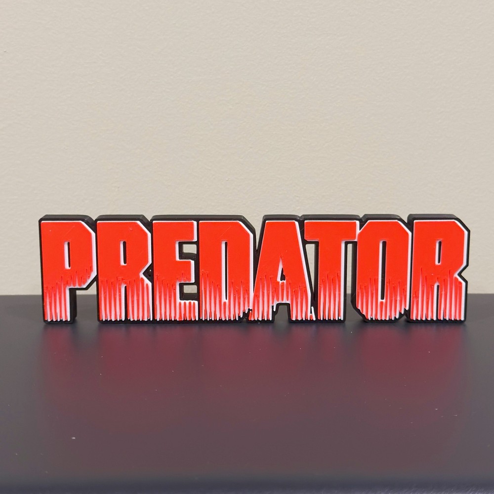 PREDATOR Decor Sign 3D Printed Display