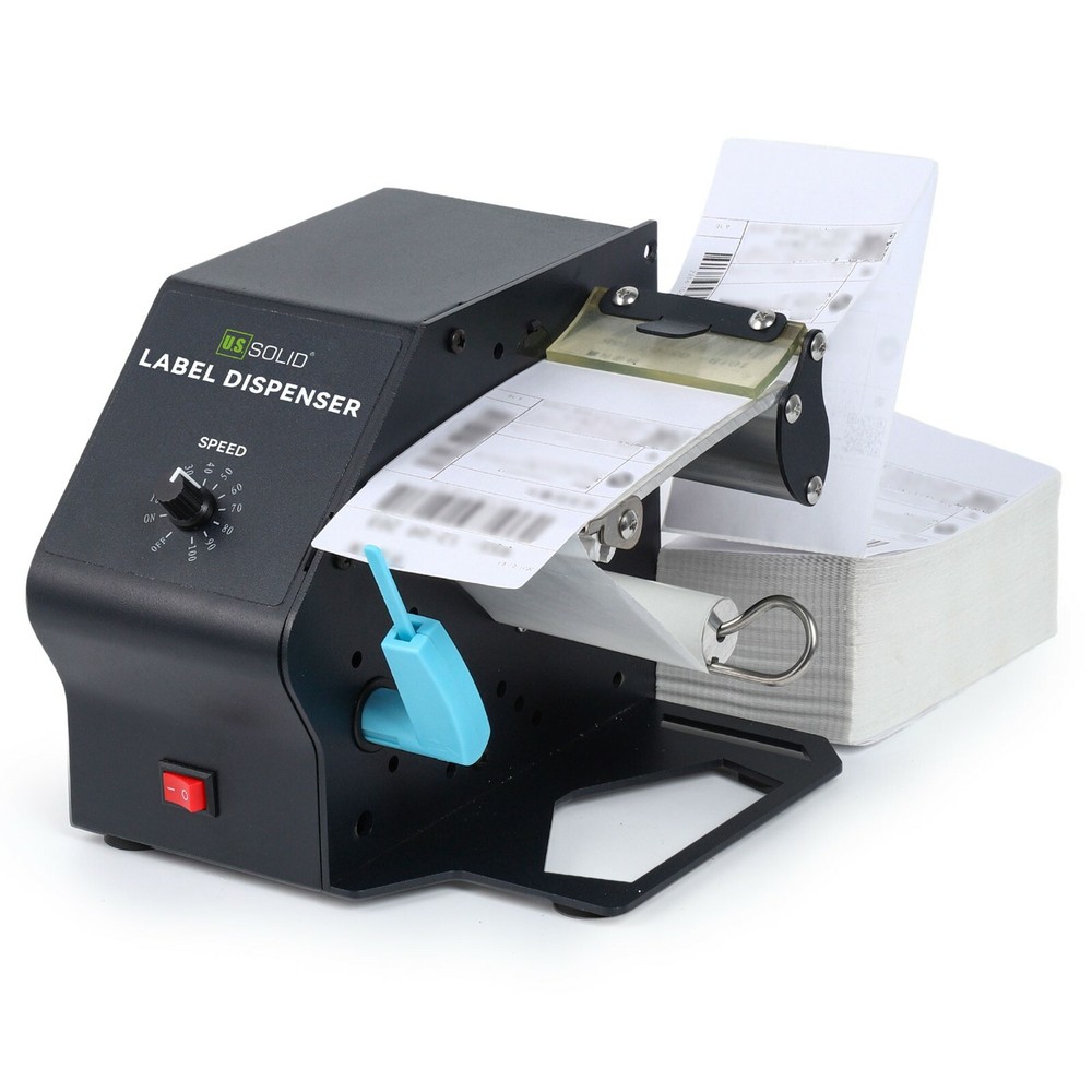 U.S.Solid Automatic Label Dispenser for Translucent/Opaque Label,Core 1"/1.5"/3"