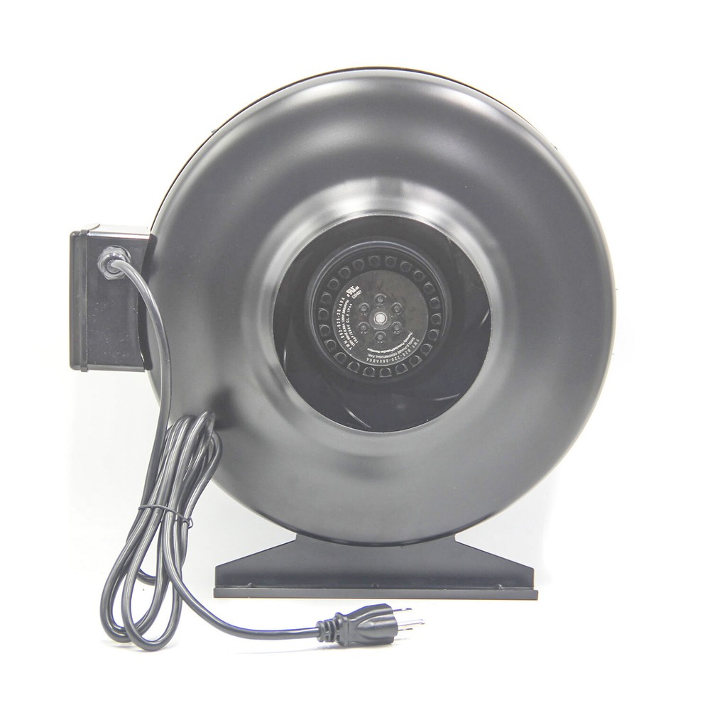 HFS(R) Inline 6" Exhaust Ventilation Fan - Includes Mounting Brackets - 400Cfm