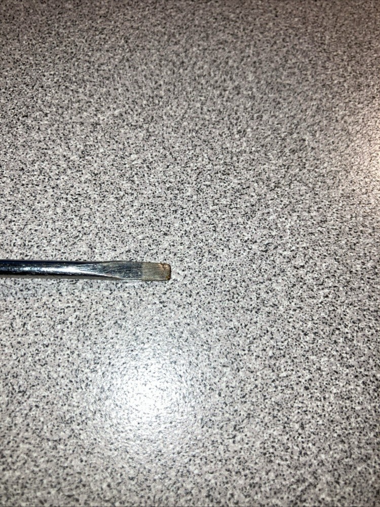 Snap-on Tools SSDE46C 1/8" Tip Electronic Thin Blade Flat Screwdriver USA