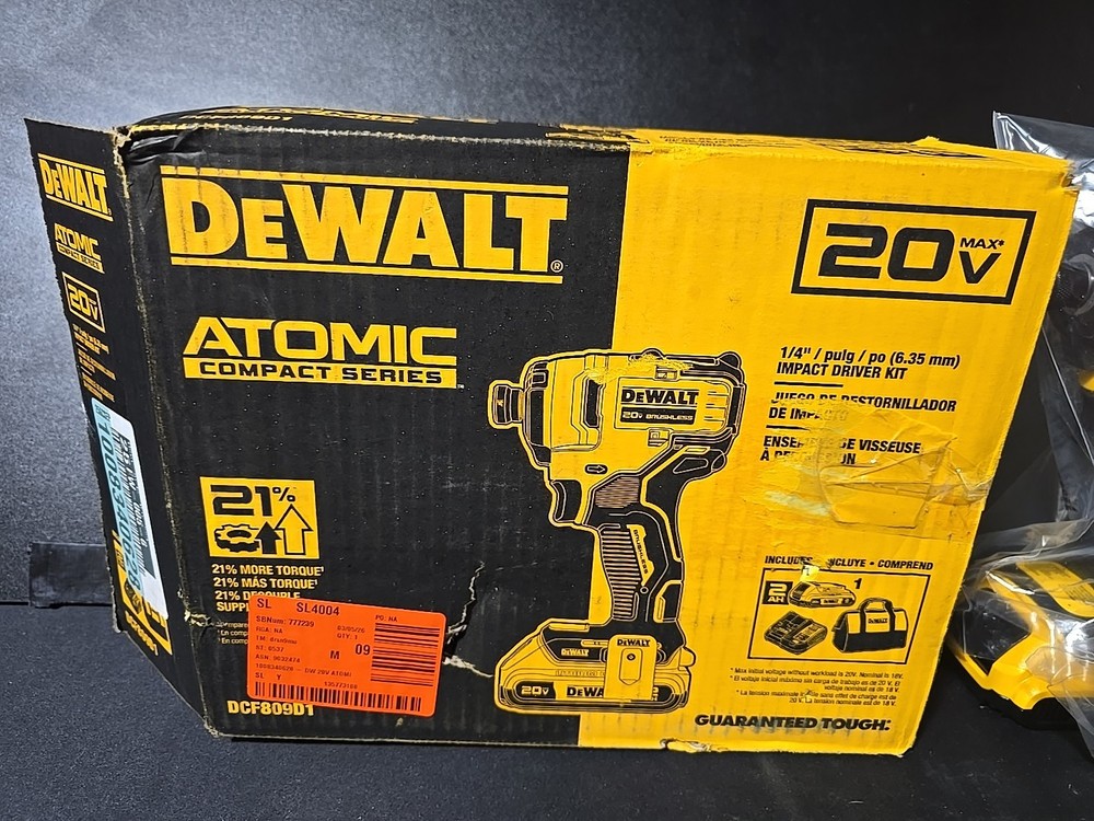 DEWALT DCF809D1 20V Impact Driver