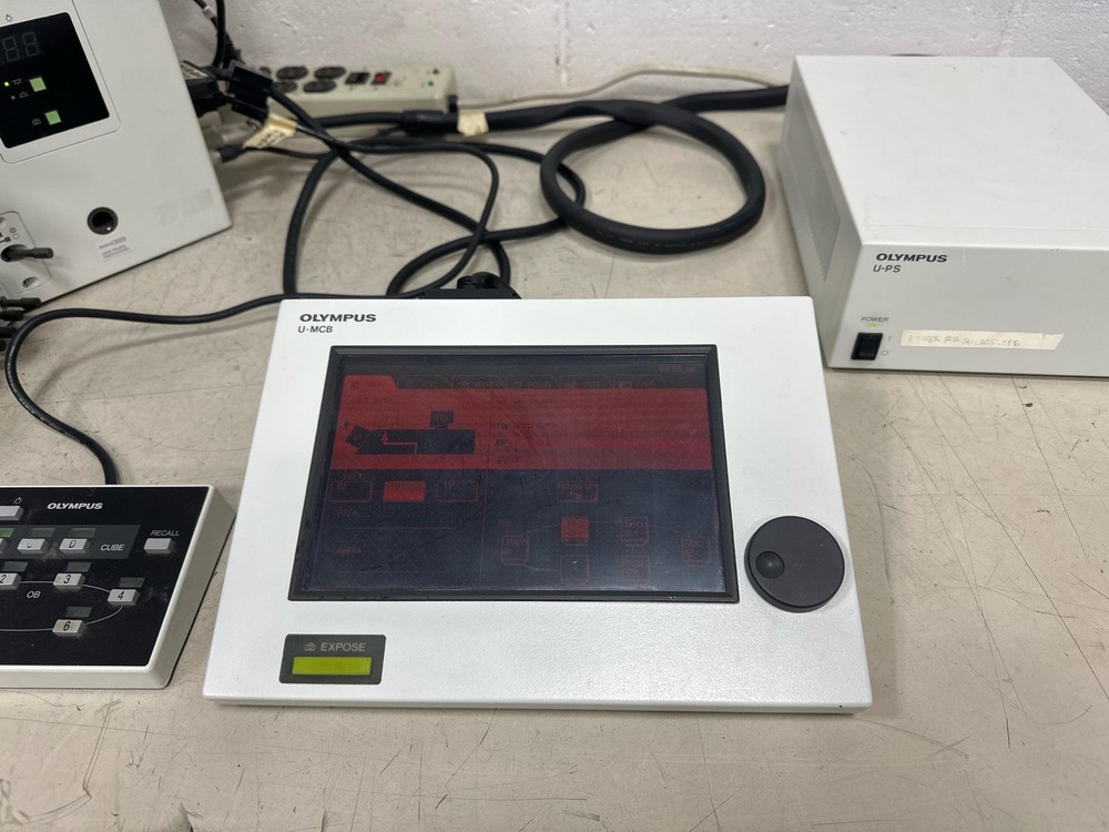 Olympus PROVIS AX70 Compound Fluorescent Microscope AX70TRF U-MCB U-PS U-HSTR ++