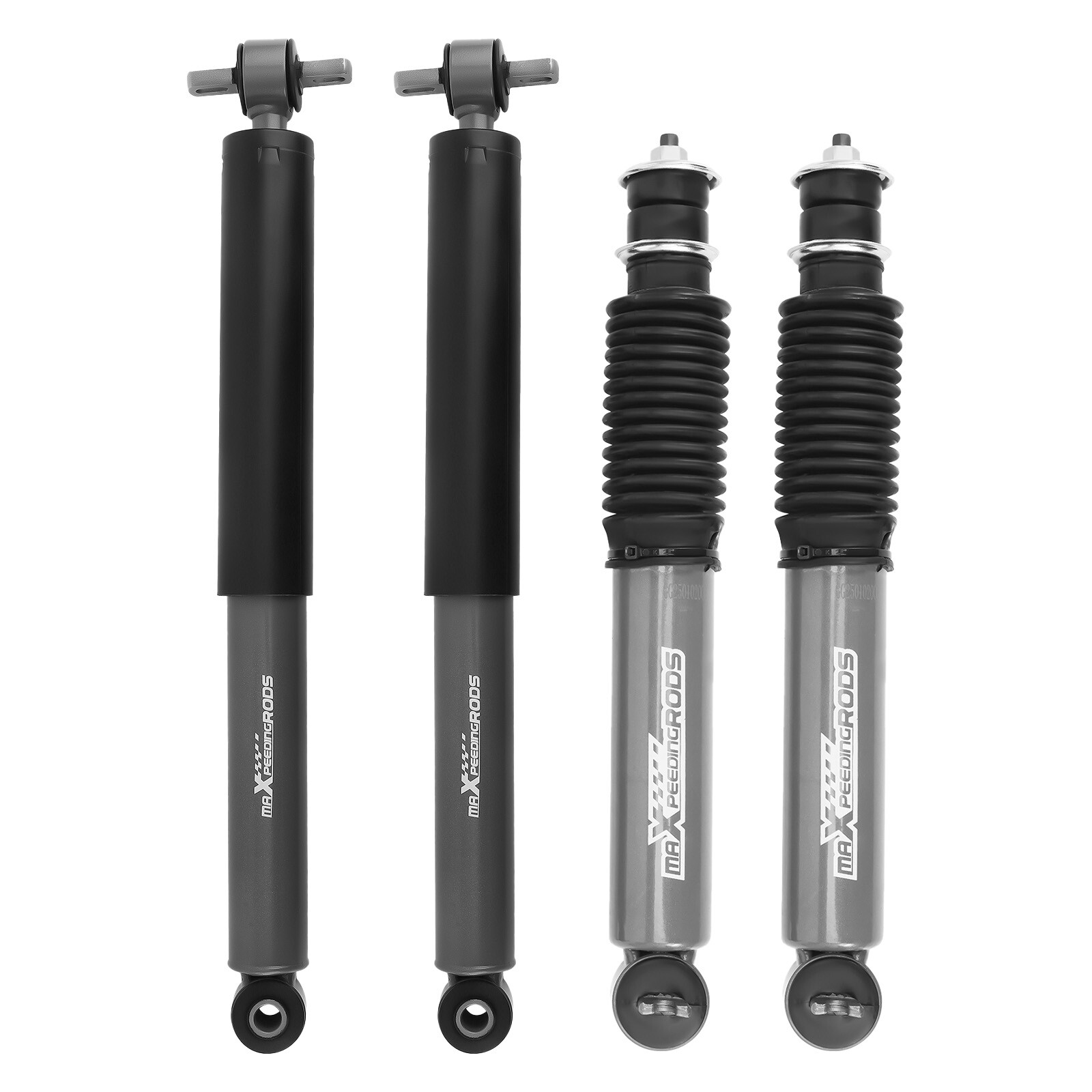Front 2- 5" Rear 3-6" Drop Lowering Shocks for Chevy S10/GMC Sonoma 1982-2004