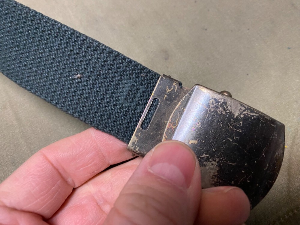 ORIGINAL WWII US NAVY FEMALE WOMENS WAVES DRESS WAIST BELT