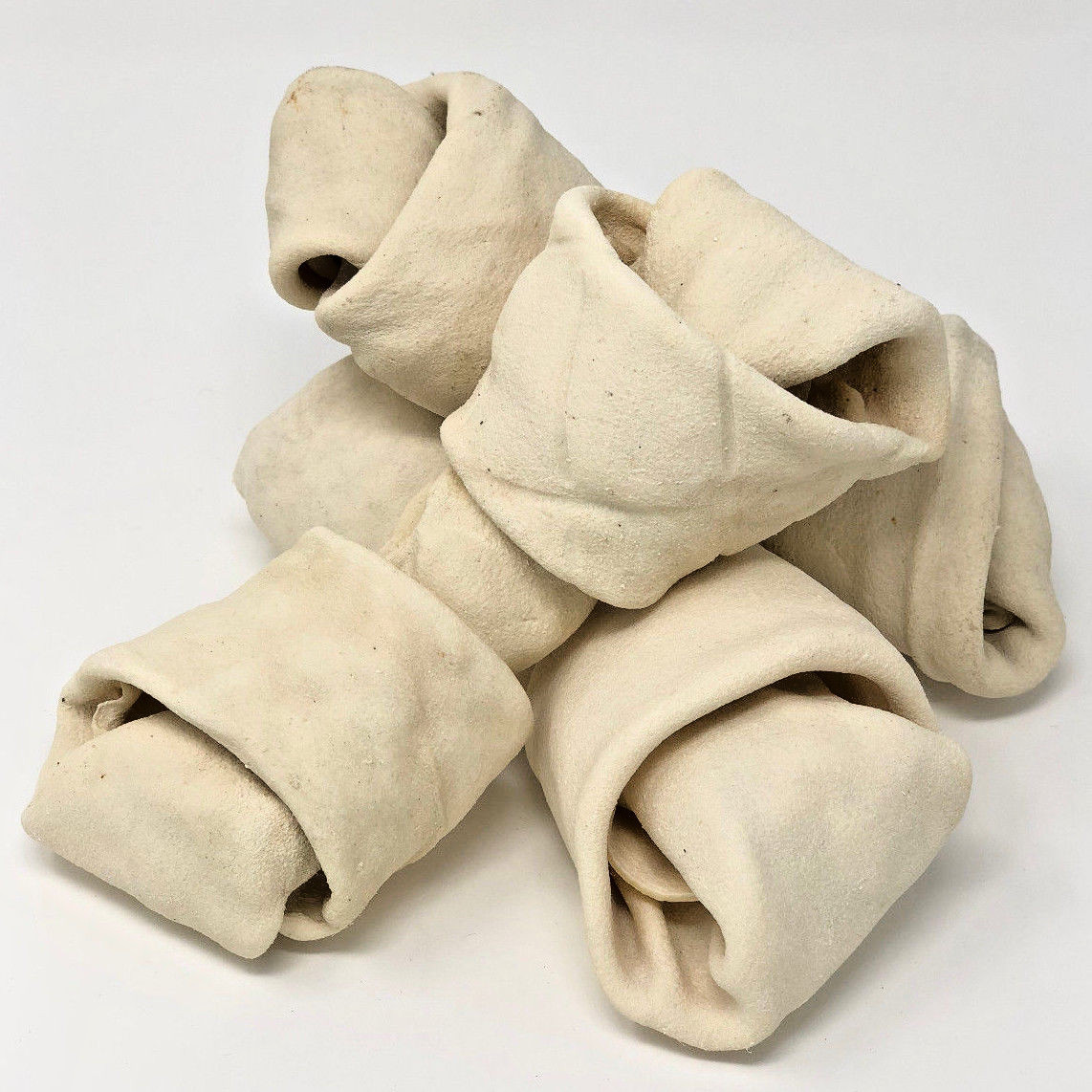 American Buffalo Rawhide 6-7" Bones | 8 Lbs Bulk | 100% Natural Dog Chews