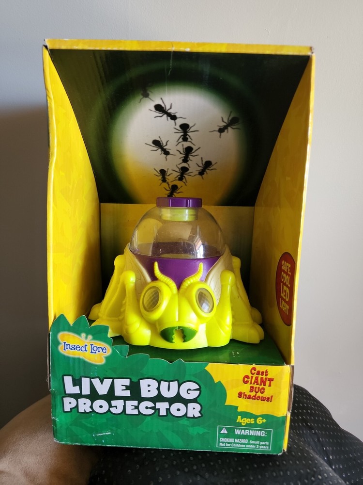 Insect Lore Live Bug Projector New, collector insects