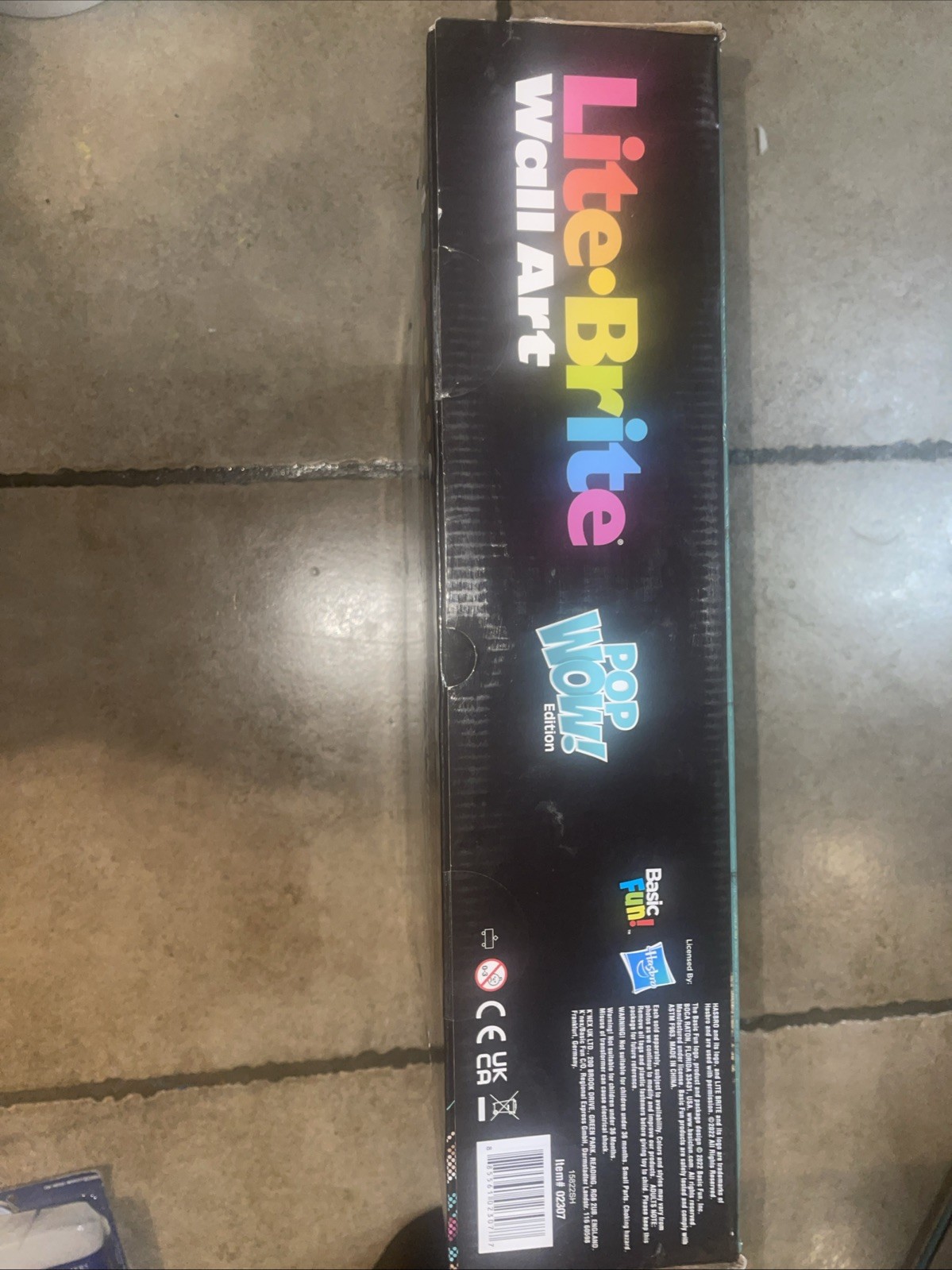 Lite-Brite Wall Art POP Wow - 16" x 16" Screen, 6,000 Pegs, 3 HD Templates NIB